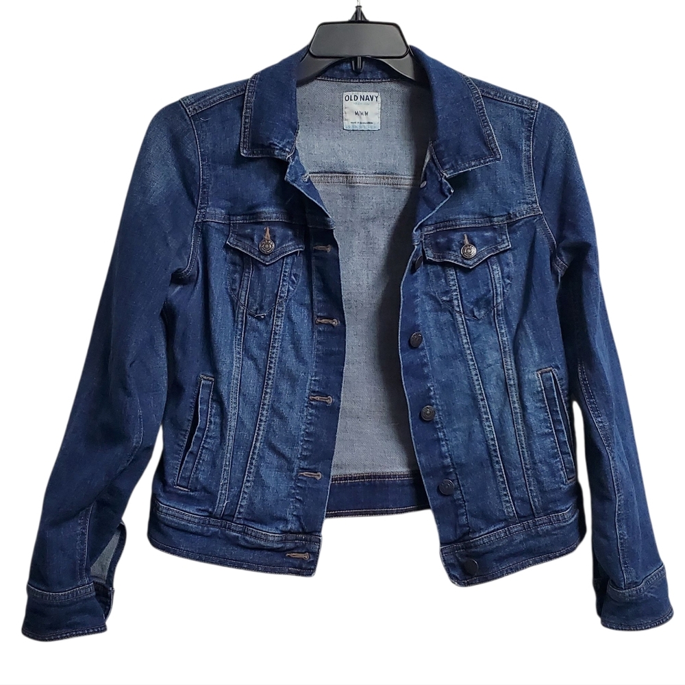 Old Navy Women's Classic Denim Jean Jacket Size M